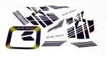 Light Bee Black & White X Decal Kit - Image 2