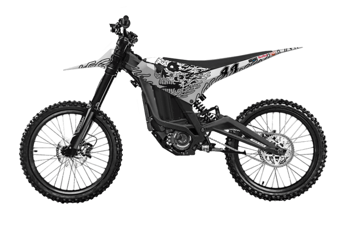 Light Bee Black & White X Decal Kit - Image 1